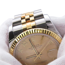 将图像加载到图库查看器中,ROLEX Datejust W36mm Stainless Steel K18YG Champagne Dial116233