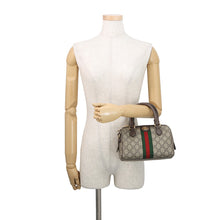 将图像加载到图库查看器中,GUCCI Ophidia Travel Bag Beige/Brown772053 GG Supreme Leather Size Small