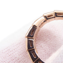 将图像加载到图库查看器中,BVLGARI Serpenti Viper Ring Size M (approximately 11-13)355976 18K Pink Gold