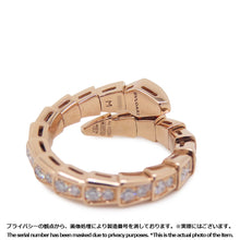 将图像加载到图库查看器中,BVLGARI Serpenti Viper Ring Size M (approximately 11-13)355976 18K Pink Gold