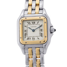 Load image into Gallery viewer, CARTIER PANTHERE SM 2 Row H30mm×W22mm Stainless Steel K18YG Ivory DialW25029B6