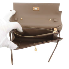 Load image into Gallery viewer, HERMES Kelly wallet long to go Etoupe Evercolor