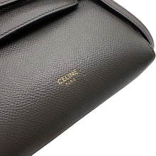Load image into Gallery viewer, CELINE Belt bag Gray189003 Leather Size Nano