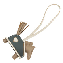 将图像加载到图库查看器中,HERMES Rodeo Loveo Cool Beige Marfa/Craie/Vert Mangrove Lambskin