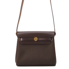 将图像加载到图库查看器中,HERMES Herbag zip Ebene Toile Military Vache Hunter Leather Size Mini