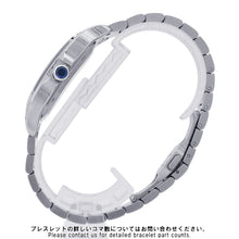 将图像加载到图库查看器中,CARTIER Santos de Cartier LM H47.5mm×W39.8mm Stainless Steel Blue DialWSSA0013