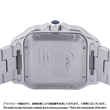 将图像加载到图库查看器中,CARTIER Santos de Cartier LM H47.5mm×W39.8mm Stainless Steel Blue DialWSSA0013