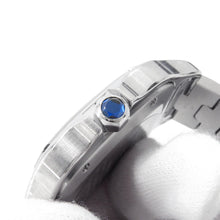 将图像加载到图库查看器中,CARTIER Santos de Cartier LM H47.5mm×W39.8mm Stainless Steel Blue DialWSSA0013
