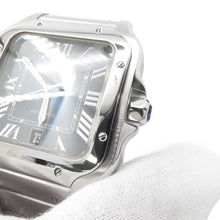 将图像加载到图库查看器中,CARTIER Santos de Cartier LM H47.5mm×W39.8mm Stainless Steel Blue DialWSSA0013