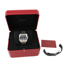 将图像加载到图库查看器中,CARTIER Santos de Cartier LM H47.5mm×W39.8mm Stainless Steel Blue DialWSSA0013