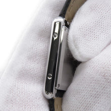 将图像加载到图库查看器中,CARTIER Must tank SM H29.5mm×W22mm Stainless Steel Leather Silver DialWSTA0042