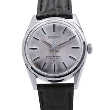 将图像加载到图库查看器中,SEIKO Road marvel 36000 W34mm Stainless Steel Leather Silver Dial5740-8000