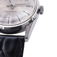 将图像加载到图库查看器中,SEIKO Road marvel 36000 W34mm Stainless Steel Leather Silver Dial5740-8000