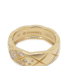 Load image into Gallery viewer, CHANEL Coco Crush Collection Ring Size 51/#11 MediumJ10864 18K Yellow Gold