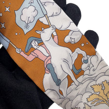 将图像加载到图库查看器中,HERMES Twilly my clouds Sur Mon Nuage Caramel/Gris/Blue Silk100%