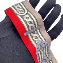 将图像加载到图库查看器中,HERMES Twilly Court Bride De Cour Coral/Natural/Khaki Silk100%
