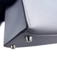 将图像加载到图库查看器中,HERMES Kelly Sellier Blue Gacier Epsom Size 28