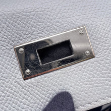 将图像加载到图库查看器中,HERMES Kelly Sellier Blue Gacier Epsom Size 28