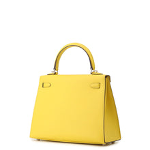 将图像加载到图库查看器中,HERMES Kelly Sellier Jaune de Naples Epsom Size 25