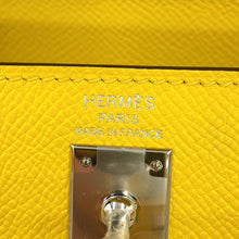 将图像加载到图库查看器中,HERMES Kelly Sellier Jaune de Naples Epsom Size 25