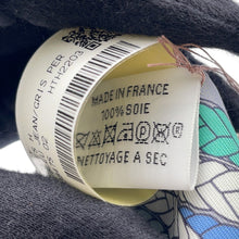 Load image into Gallery viewer, HERMES Twilly TRESSES H Blue Jean / Grispearl Silk100%