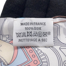 Load image into Gallery viewer, HERMES Twilly my clouds Sur Mon Nuage Caramel/Gris/Blue Silk100%