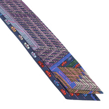 Load image into Gallery viewer, HERMES Twilly Pantin City Blue/Rose/Vert Silk100%