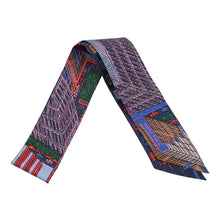将图像加载到图库查看器中,HERMES Twilly Pantin City Blue/Rose/Vert Silk100%