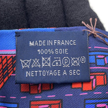 将图像加载到图库查看器中,HERMES Twilly Pantin City Blue/Rose/Vert Silk100%