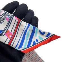Load image into Gallery viewer, HERMES Twilly Twins EN LIBERTE! Freely! Rose/Blue/Vert Silk100%