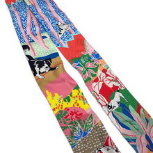 Load image into Gallery viewer, HERMES Twilly Twins En Liberte (Freely) Rose/Blue/Vert Silk100%
