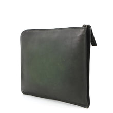 Load image into Gallery viewer, Berluti Clutch Bag Nino Dark GreenNINO_XL-V2 Scrit Calligraphy Size XL