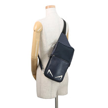 Load image into Gallery viewer, FENDI Monster Bugs Eye Crossbody Bag Navy7VZ033 Nylon Leather