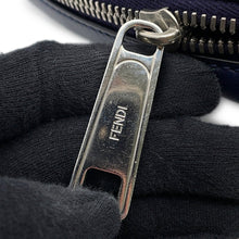将图像加载到图库查看器中,FENDI Monster Bugs Eye Crossbody Bag Navy7VZ033 Nylon Leather