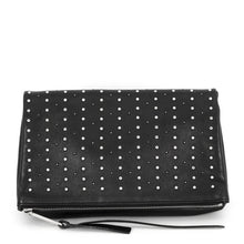 Load image into Gallery viewer, JIMMY CHOO Studded Clutch Bag Black Leather