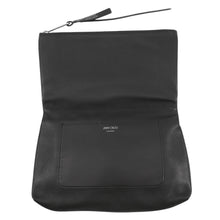 Load image into Gallery viewer, JIMMY CHOO Studded Clutch Bag Black Leather