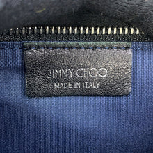 Load image into Gallery viewer, JIMMY CHOO Studded Clutch Bag Black Leather