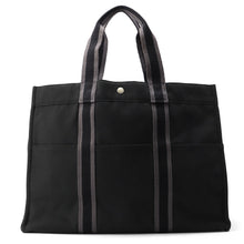 Load image into Gallery viewer, HERMES Fool Toe Black/Gray Canvas Size GM