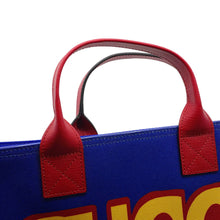 Load image into Gallery viewer, GUCCI Children's Tote Bag Blue/Red/Orange550763 PVC Coated Canvas