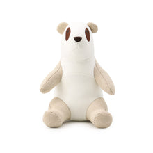 将图像加载到图库查看器中,HERMES Panda Emile Epope plush toy Kannel Toile H Cotton 100%