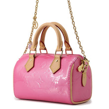 Load image into Gallery viewer, LOUIS VUITTON LVRemix Collection Nano Speedy Neon PinkM83273 Monogram Vernis Leather