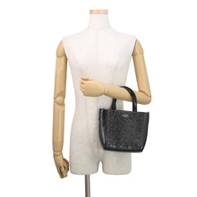 Load image into Gallery viewer, JIMMY CHOO Pegasus Star Embossed 2-Way Bag Black Patent Leather Size Mini