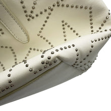 Load image into Gallery viewer, JIMMY CHOO Sophia S Studded 2WAY Bag White Leather