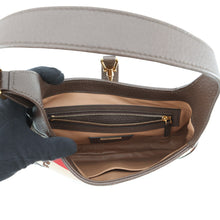将图像加载到图库查看器中,GUCCI Jackie 1961 MUSIC IS MINE Shoulder Bag Brown/Multicolor636706 Canvas Leather Size Small