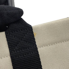 将图像加载到图库查看器中,BALENCIAGA Hardware 2WAY Bag Small White/Black671402 Canvas Leather Size S