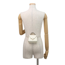 Load image into Gallery viewer, Valextra Valextra Iside Belt Crossbody Bag WhiteSGES0061028LOCPL99WW Leather