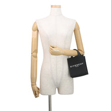 Load image into Gallery viewer, Givenchy G Tote Vertical 2WAY Bag BlackBB50R9B1F1001 Canvas Leather Size Mini