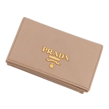 Load image into Gallery viewer, PRADA Card Case Beige1MC122 Leather