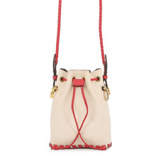 Load image into Gallery viewer, FENDI Mini Montresor 2WAY Bag Ivory/Red8BS010 Leather