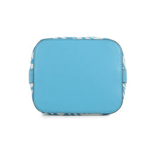 Load image into Gallery viewer, FENDI Mini Montresor 2WAY Bag Blue/White8BS010 PVC Leather